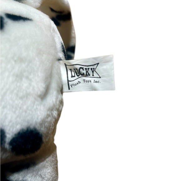 Lucky Plush Toy Inc Realistic Dalmatian Dog Plush 11” Stuffed Animal Long Tail - Picture 6 of 6